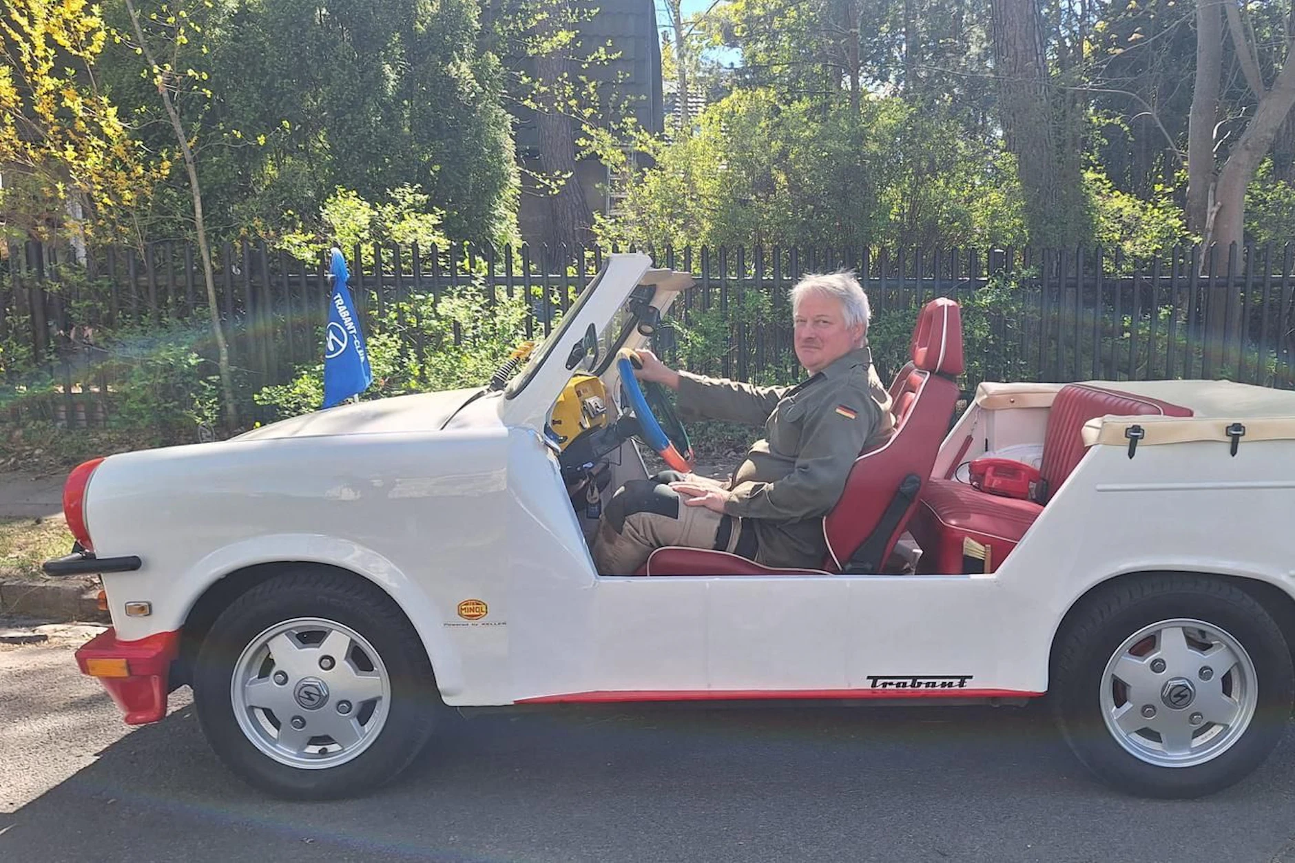 Michael Kaiser ist Vorsitzender des ersten eingetragenen Trabant-Vereins in Berlin.