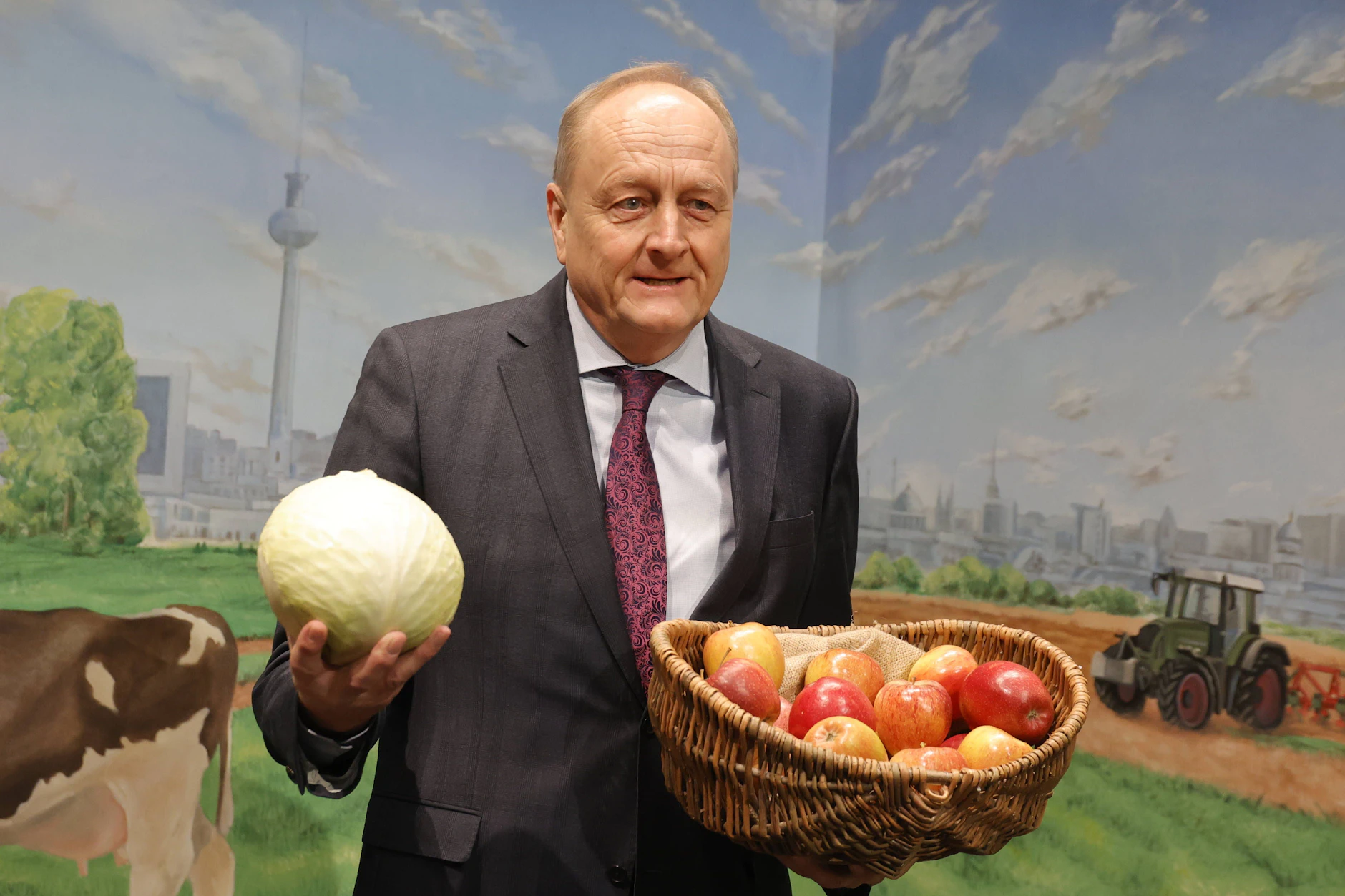 Bauernverbandspräsident Joachim Rukwied: Ohne Stickstoff-Dünger weniger Ertrag.