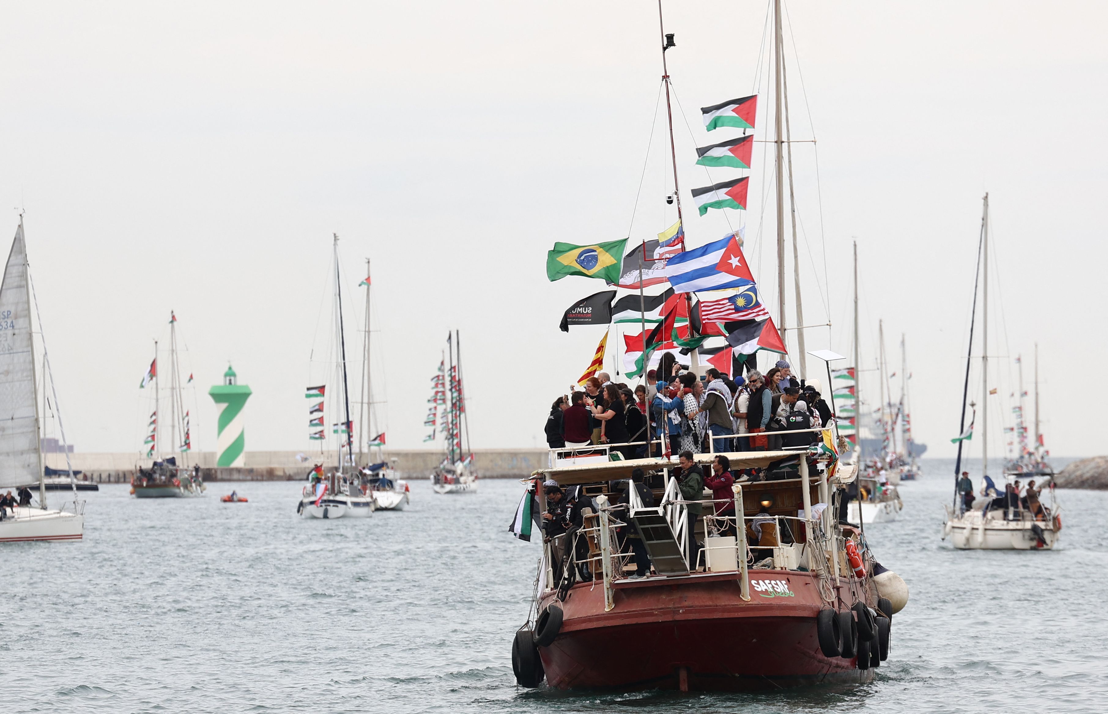 Global Sumud Flotilla: Israel fängt Schiffe nahe Kreta ab – Türkei spricht von „Piraterie“