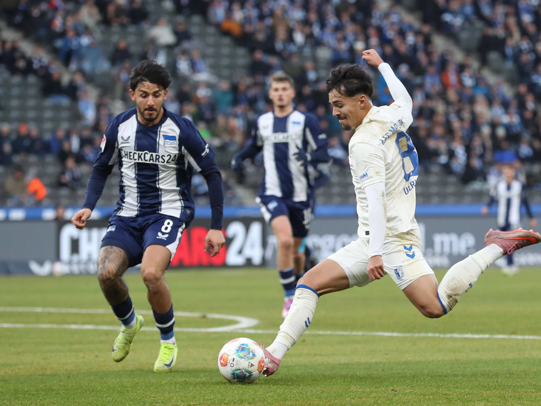 Im Hinspiel gegen Magdeburg spielte Kevin Sessa 25 Minuten, am Sonntag winkt dem Mittelfeldspieler die Startelf bei Hertha BSC.