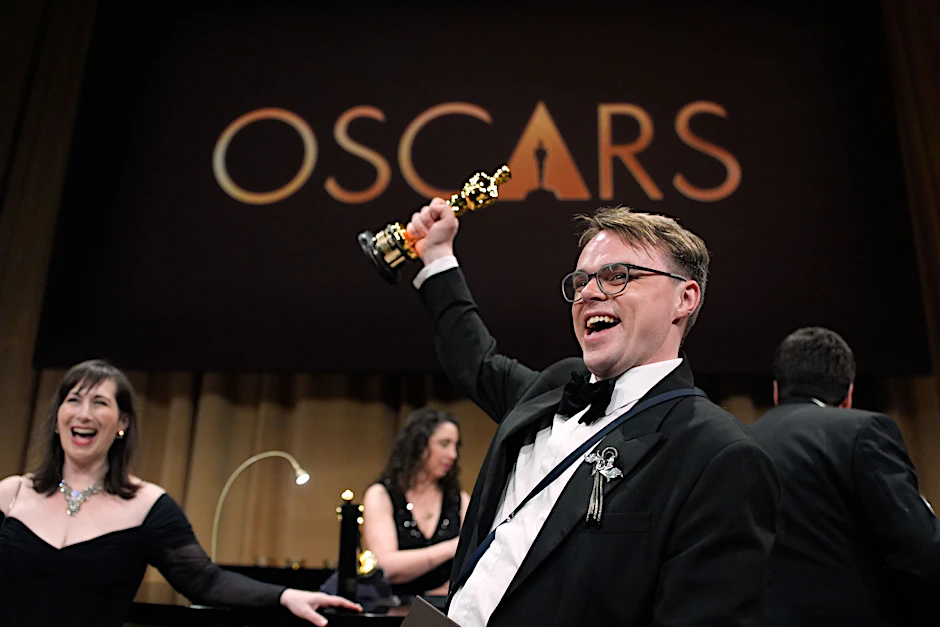 Pawel Talankin nach der Oscar-Verleihung in Los Angeles