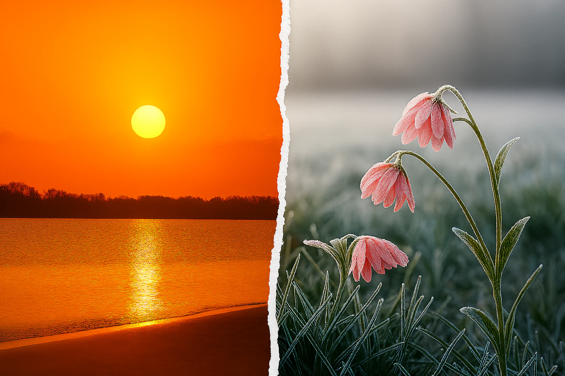 Erst die Hitze, und jetzt droht den Blümchen schon wieder Frost. Zur Wochenmitte hin stürzen die Temperaturen ab.