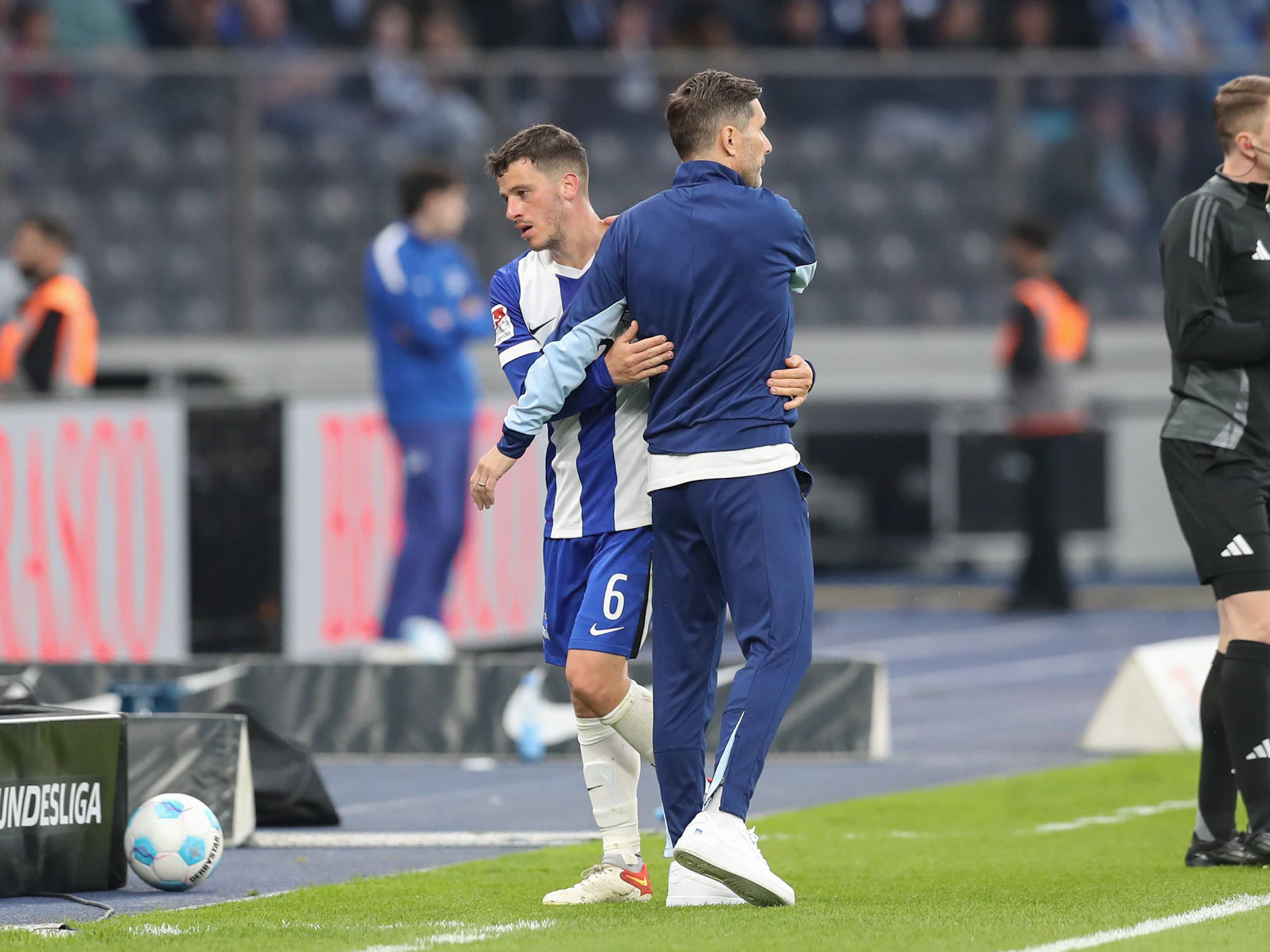 Hertha-Trainer Stefan Leitl hätte Diego Demme gerne häufiger spielen lassen, doch Verletzungen warfen den Routinier immer wieder zurück.
