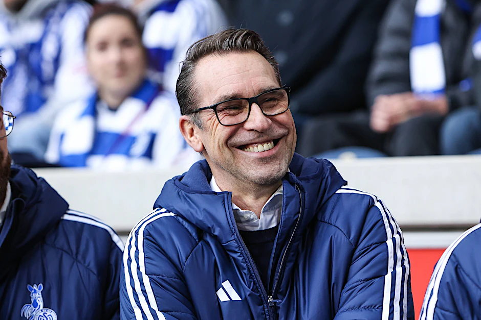 Herthas Ex-Manager Michael Preetz macht gerade einen Topjob beim MSV Duisburg. Der Drittligist steht vor dem Aufstieg in die Zweite Liga.