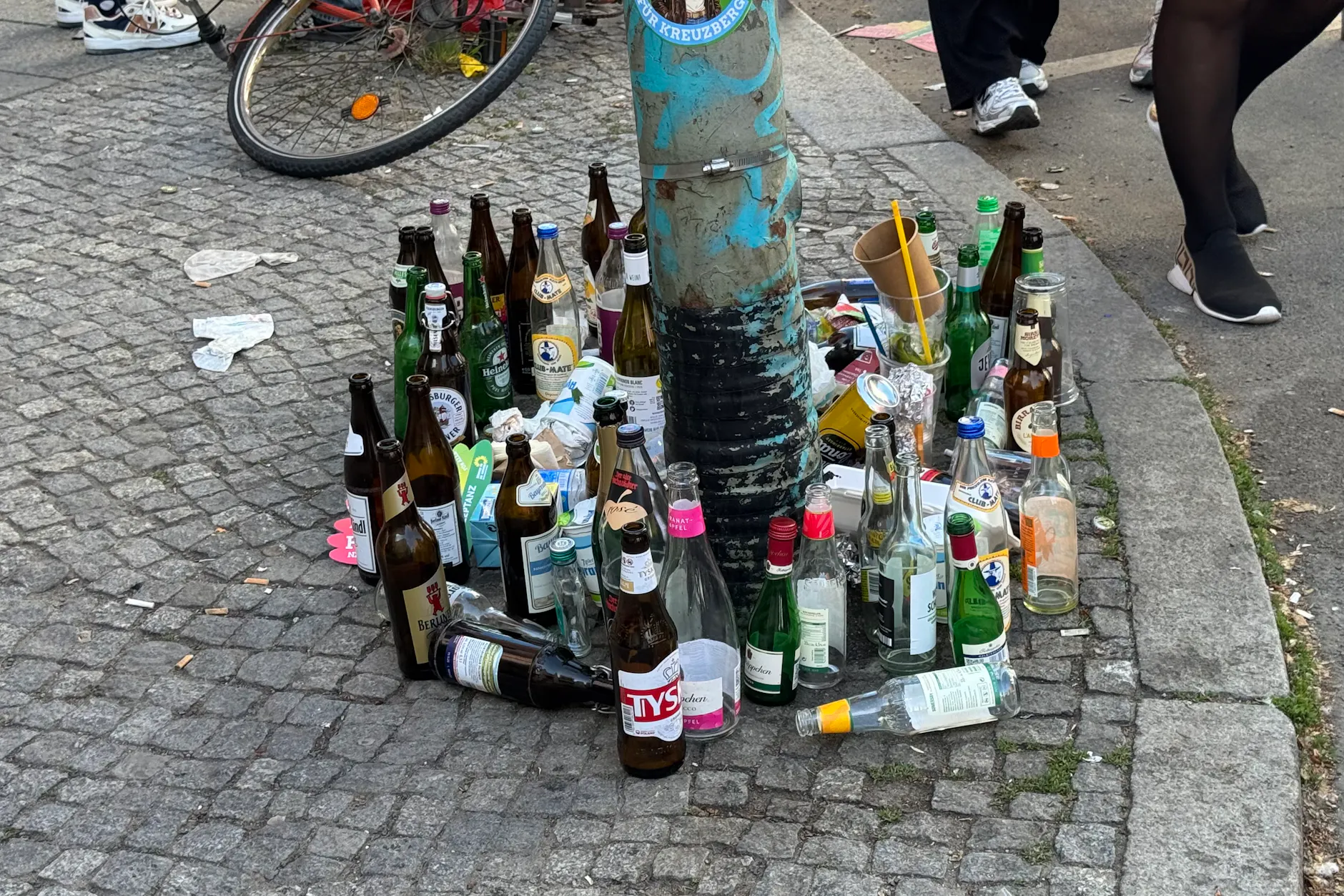 Nur ein Bruchteil der Getränke am Tag der Arbeit