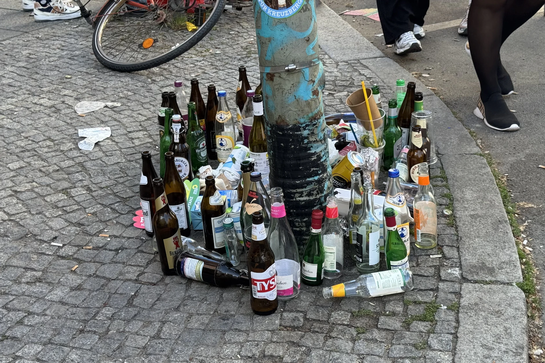 Nur ein Bruchteil der Getränke am Tag der Arbeit