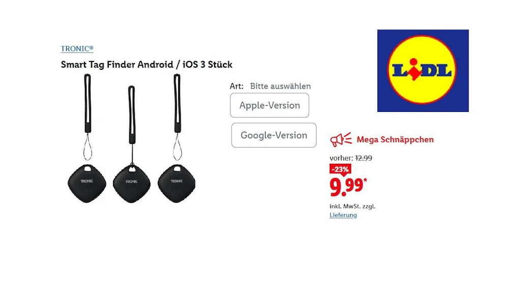 TRONIC Smart Tag Finder
