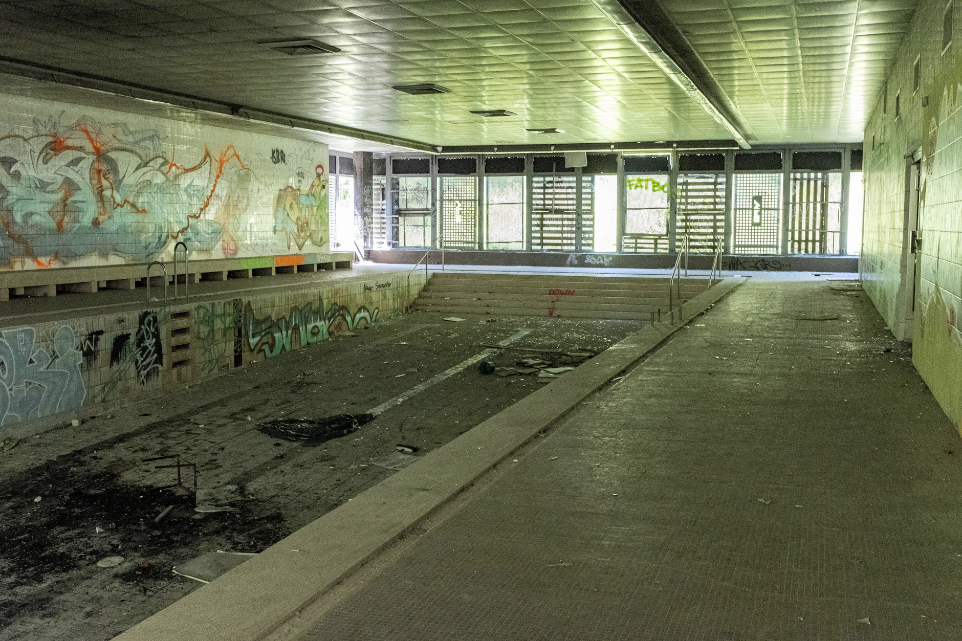 Schwimmbad im ehemaligen Stasi-Krankenhaus in Berlin-Buch.