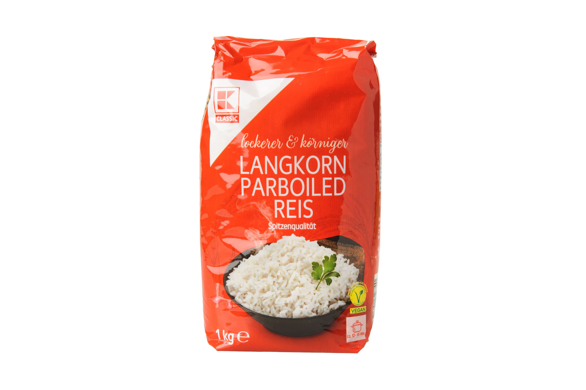 Die Note 2,3 bekam der «K-Classic Langkorn Parboiled Reis» von Kaufland. 