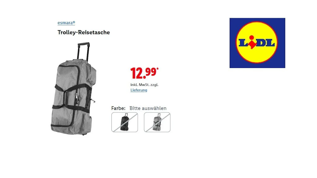 esmara Trolley Reisetasche