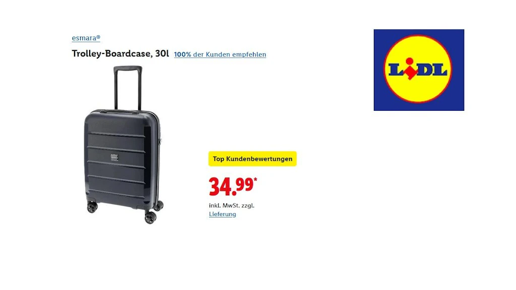 esmara Trolley Boardcase 