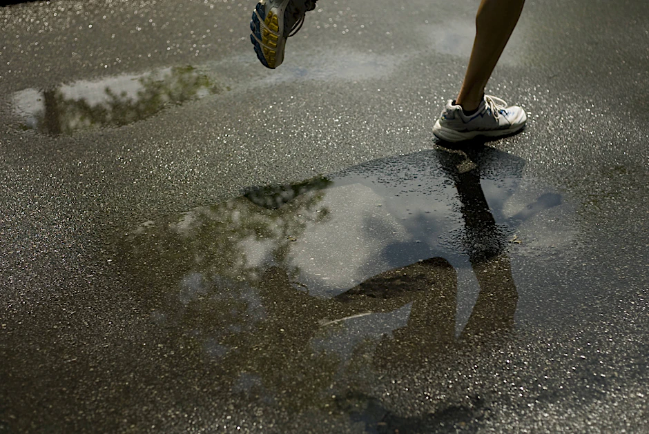 In Windeseile durch Lichtenberg: Unser Autor stellt gleich beim ersten Lauf seine persönliche Bestzeit auf.
