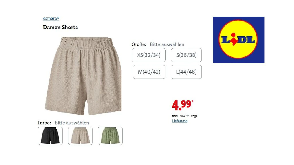 esmara Damen Shorts 