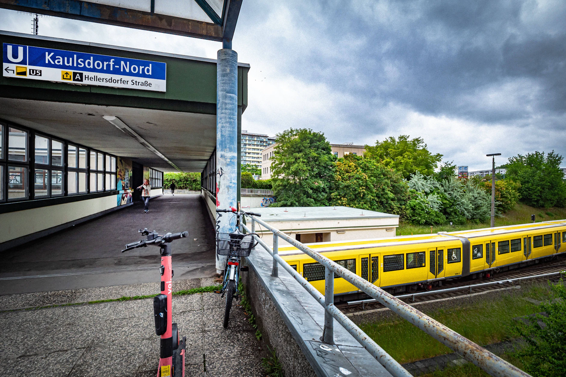Die U5 wird zwischen U Hellersdorf und S+U Wuhletal gesperrt, das betrifft auch den Bahnhof Kaulsdorf-Nord.