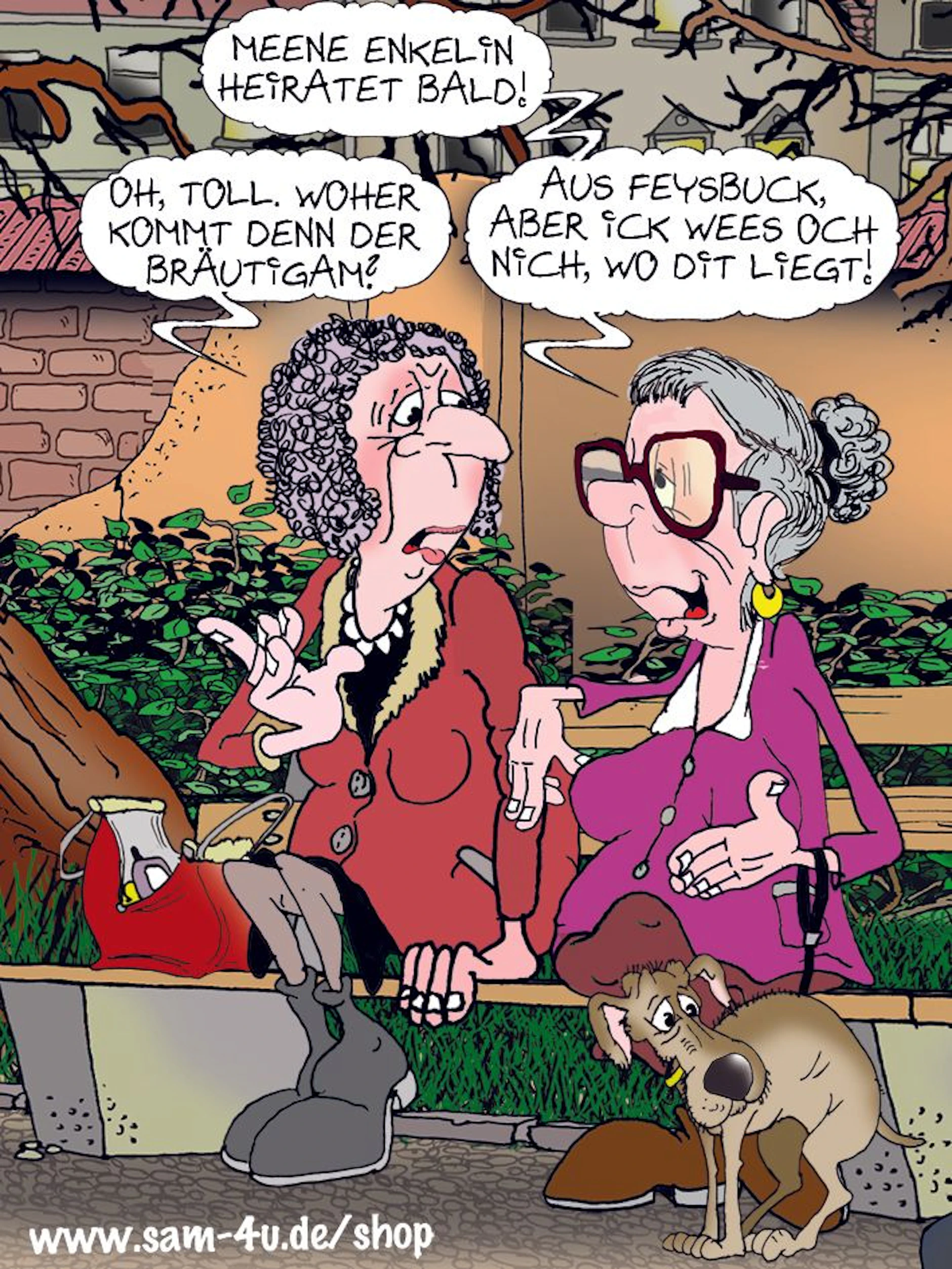 Der Cartoon des Tages überrascht Sie jeden Tag aufs Neue mit dem besonderen Humor unseres Zeichners Sam Paff aus Berlin.