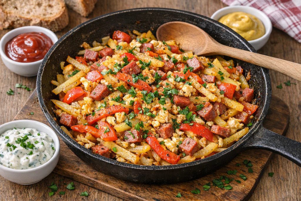 Junggesellenpfanne aus dem Osten: Das Rezept bringt uns zum Lächeln!