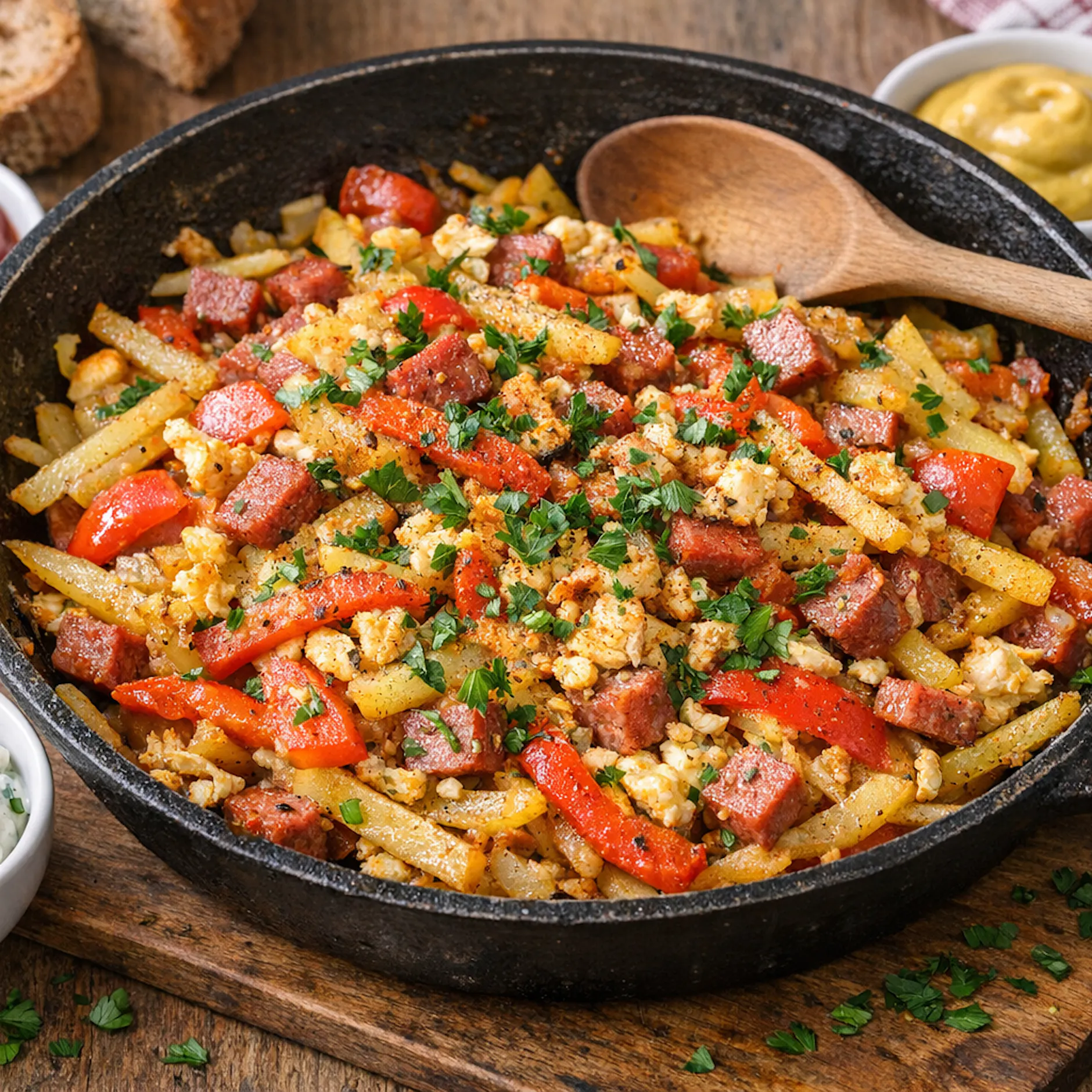 Junggesellenpfanne aus dem Osten: Das Rezept bringt uns zum Lächeln!
