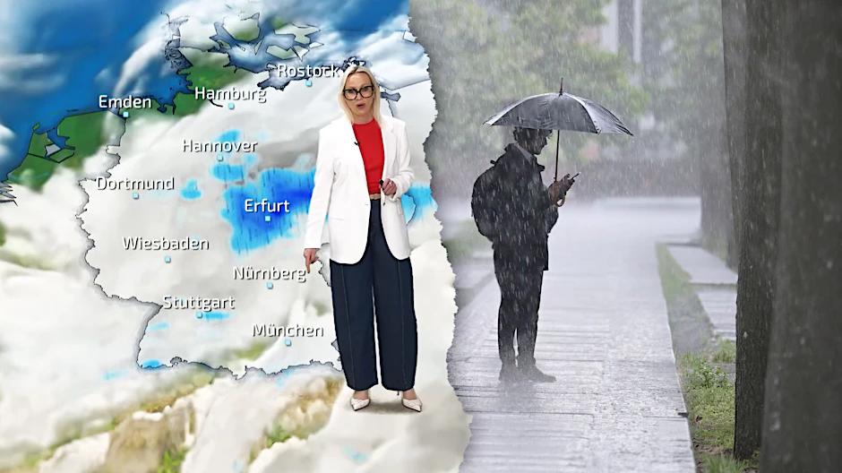 Wetterexpertin Kathy Schrey sieht kritische Regenmengen auf Deutschland zukommen. In einigen Regionen wird es in den kommenden sieben Tagen richtig nass.