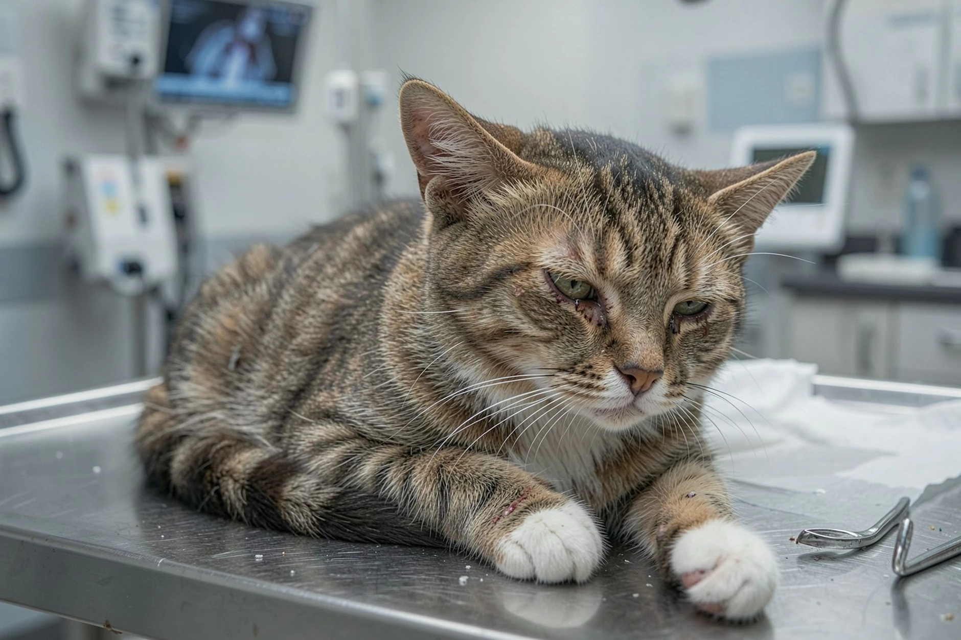 Katze beim Tierarzt