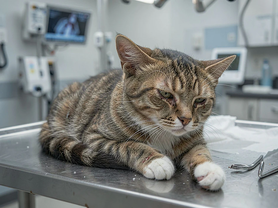 Katze beim Tierarzt