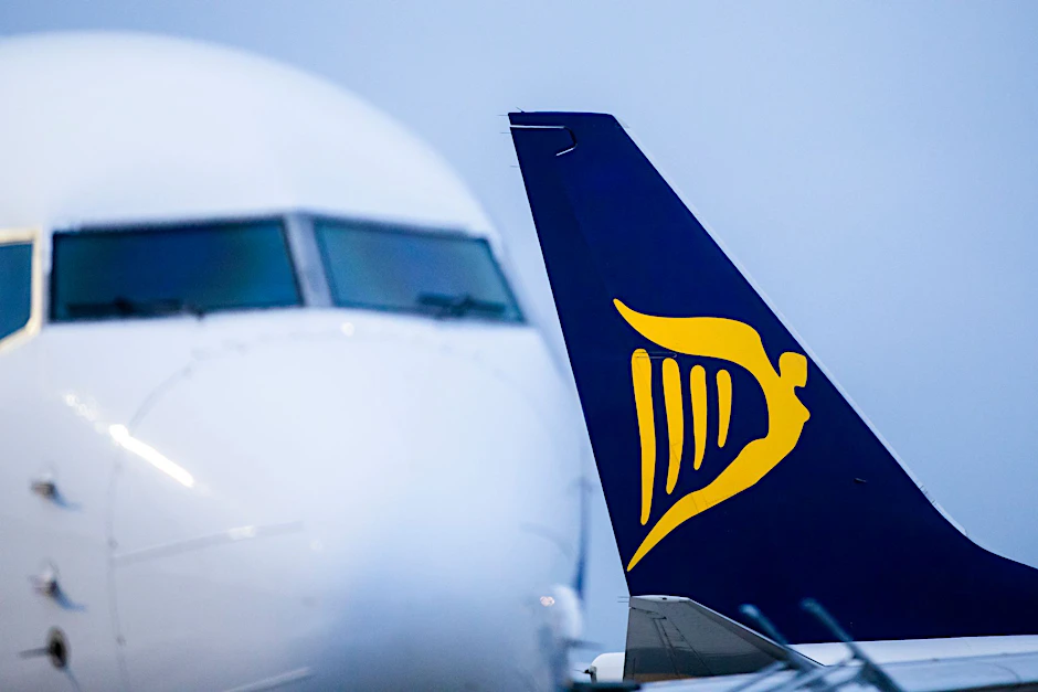 Das Flugzeug der irischen Airline Ryanair musste einen ungewollten Zwischenstopp einlegen.