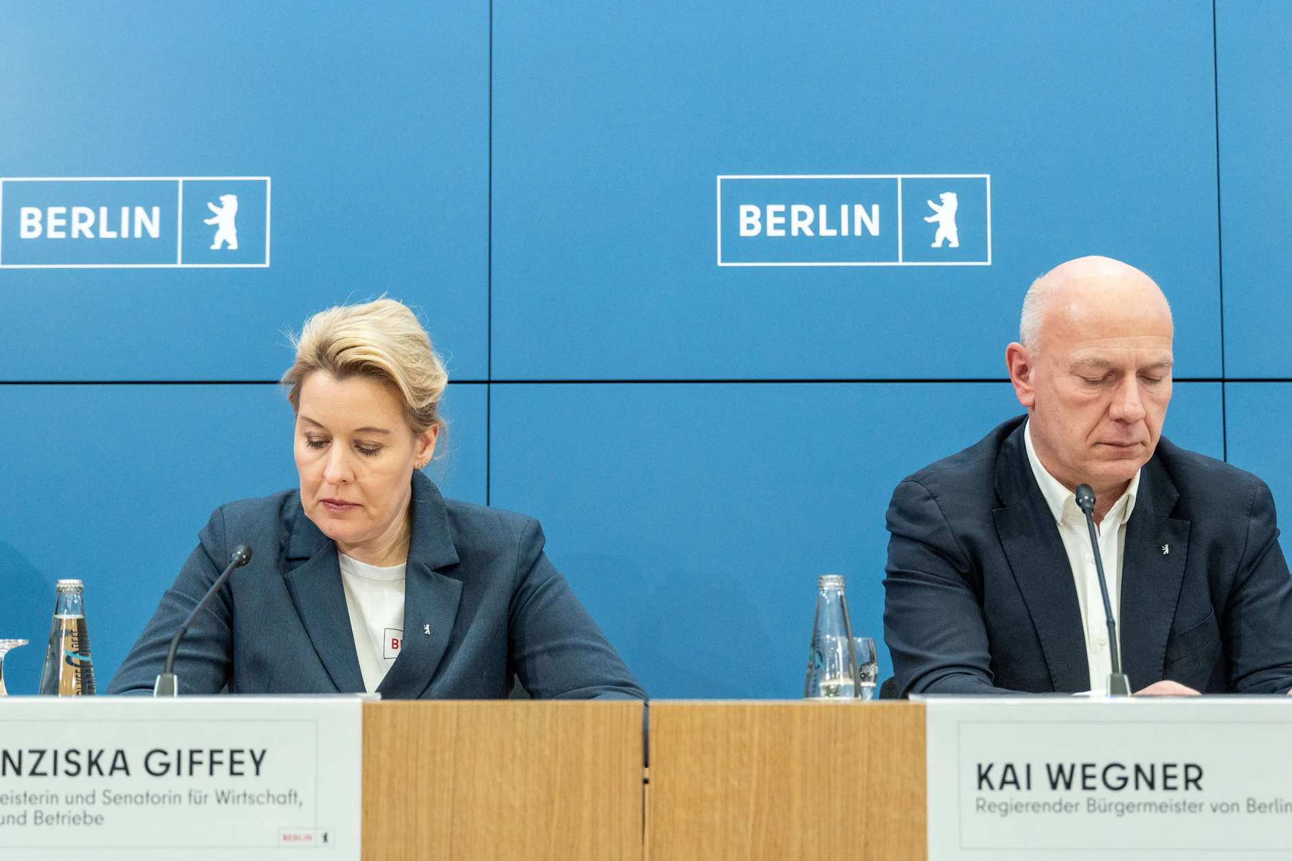 Franziska Giffey und Kai Wegner lieferten sich ein kleines Wortgefecht. Wem das am Ende gut tut, wird sich bei der Wahl zum Berliner Abgeordnetenhaus im September zeigen.