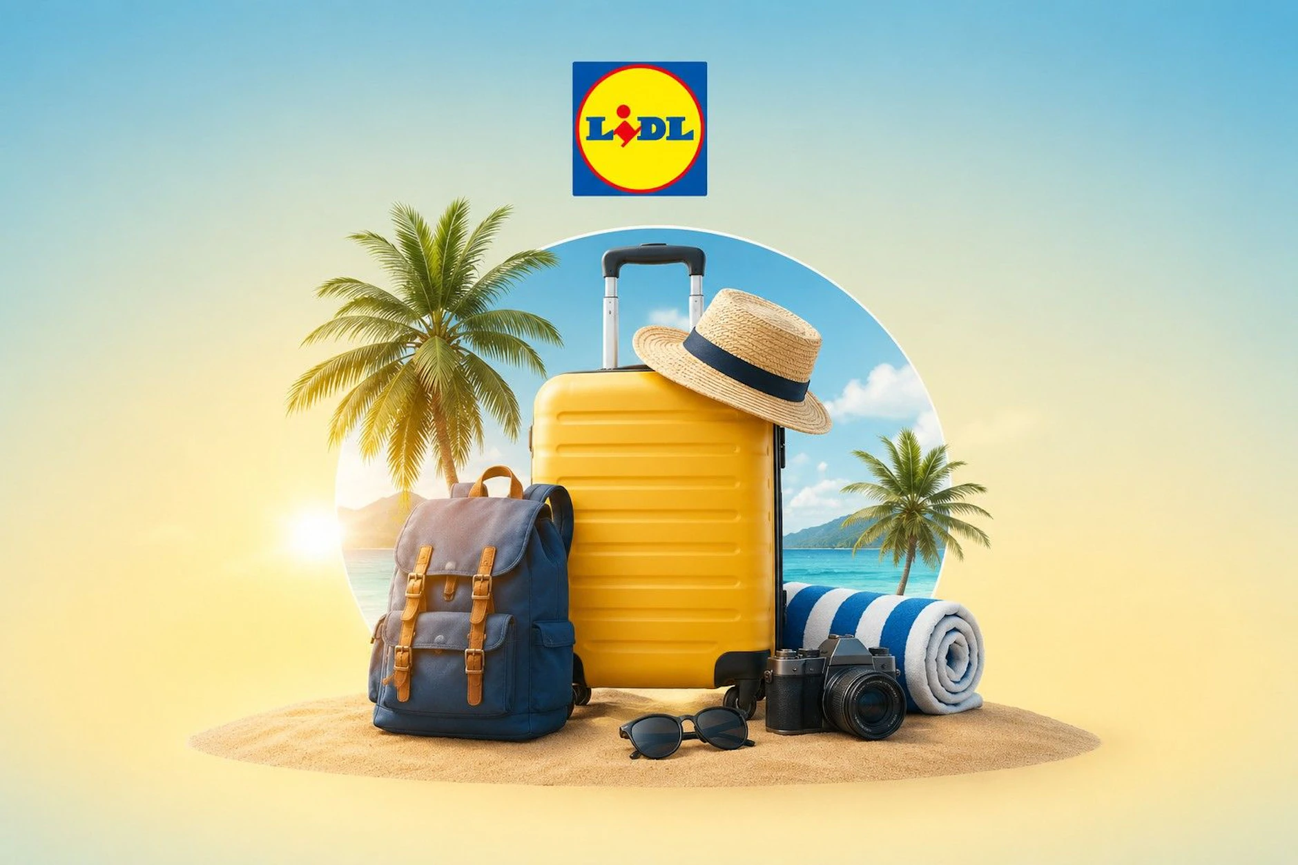 Taschen, Koffer und alles, was Sie für den Urlaub brauchen - jetzt bei Lidl!