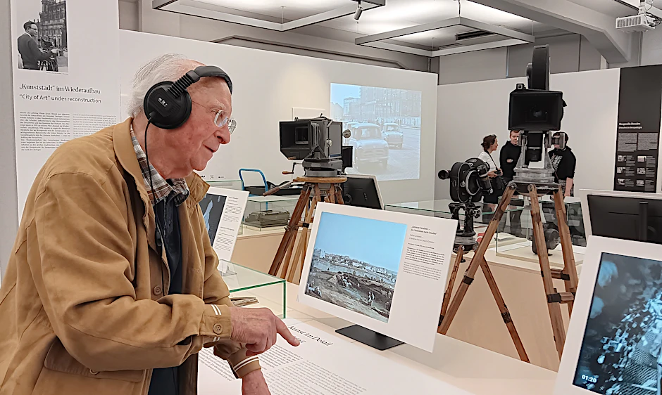 Das visuelle Gedächtnis von Dresden: Ernst Hirsch bewahrt Stadtgeschichte auf Zelluloid