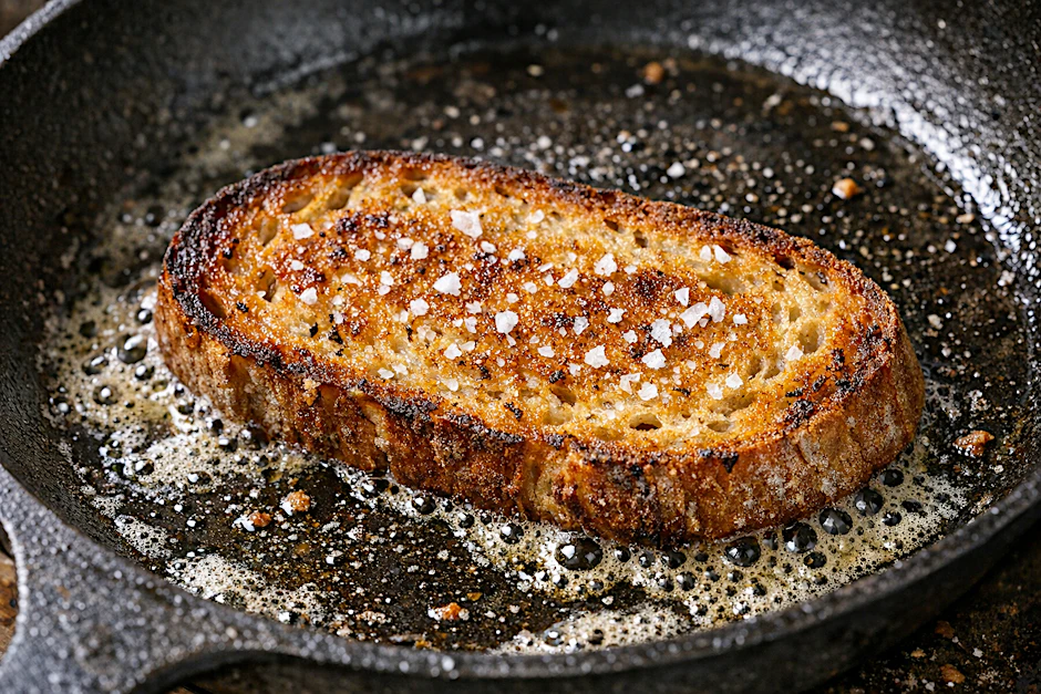 Bratstulle ist Brot, das in einer Pfanne in Butter angebraten wird. Ein schnödes Arme-Leute-Essen? Auf keinen Fall! Denn das Gericht kann man richtig schön verfeinern.