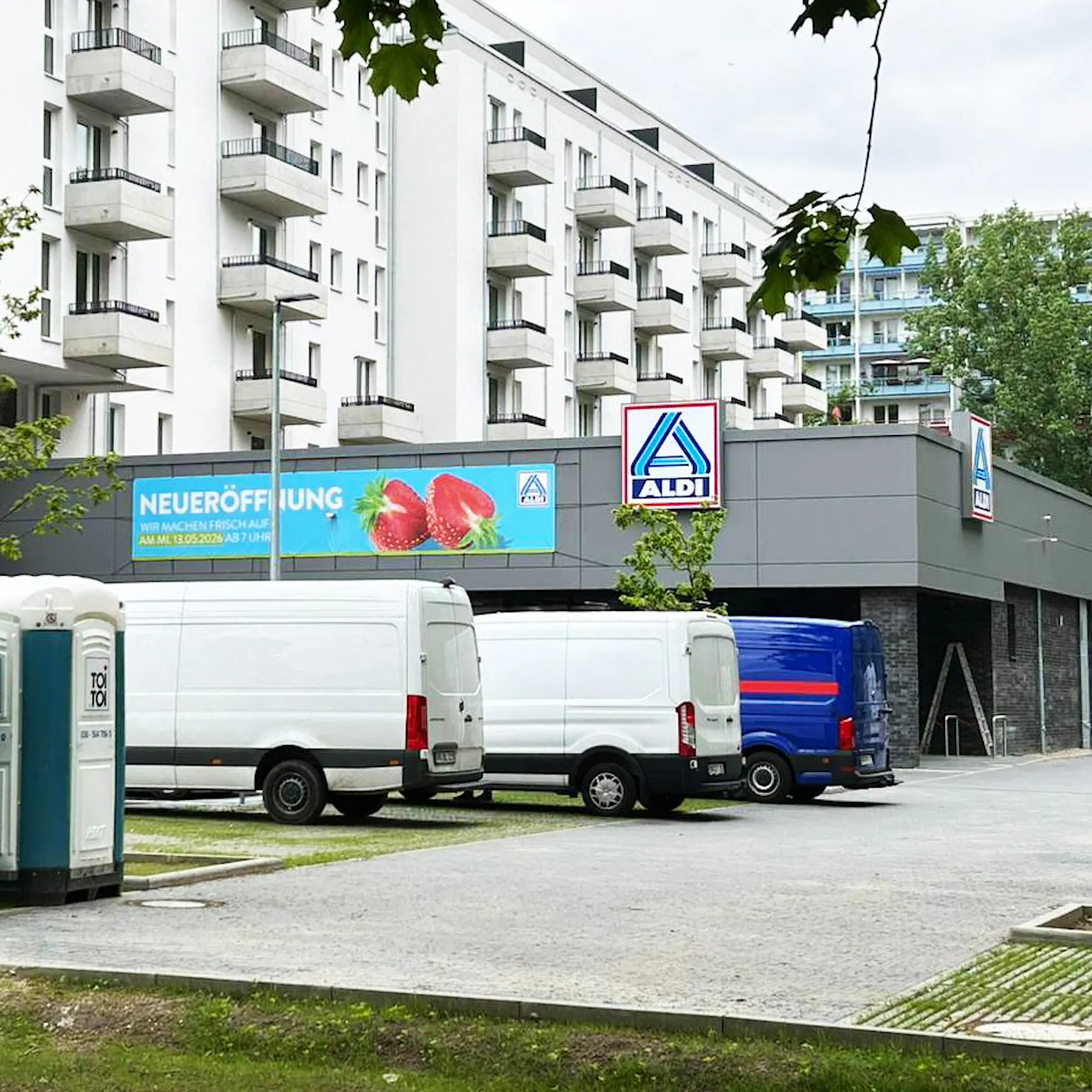 Aldi in der Sewanstraße in Lichtenberg öffnet! Das erwartet die Kunden
