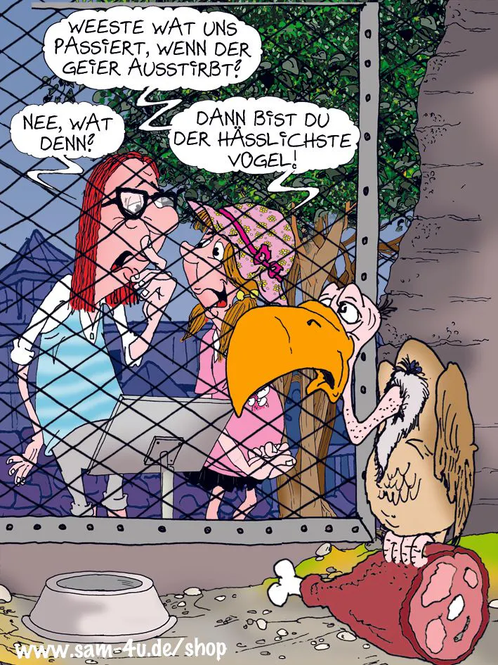 Der Cartoon des Tages fängt jeden Tag witzige Berliner Gespräche mit ganz viel Humor ein. Unser Zeichner Sam Paff ist einfach ein großer Künstler!