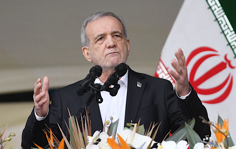 Der iranische Präsident Massud Peseschkian