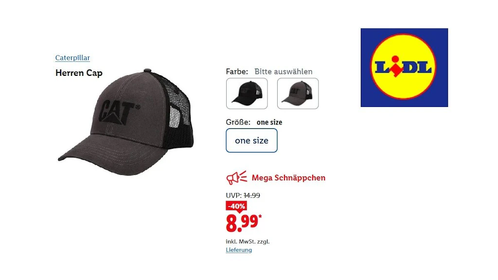 Caterpillar Herren Cap 