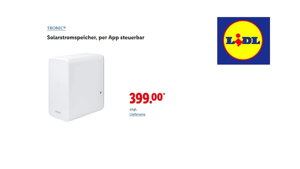 TRONIC Solarstromspeicher