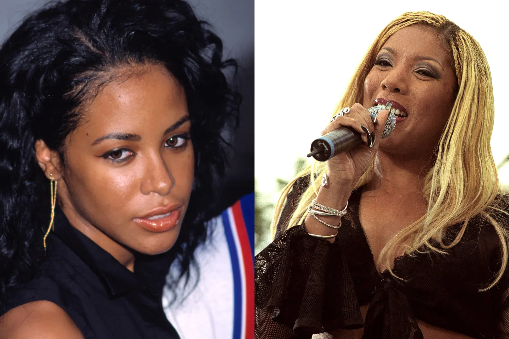 Aaliyah (links) starb 2001 mit nur 22 Jahren auf den Bahamas – Melanie Thornton (rechts) kam nur drei Monate später bei einem Absturz nahe Zürich ums Leben.