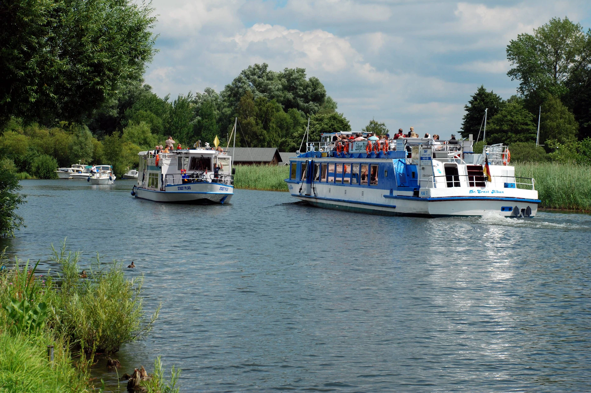 Die Müritz ist mit ihren Schiffen ein beliebtes Ausflugsziel in Mecklenburg-Vorpommern.