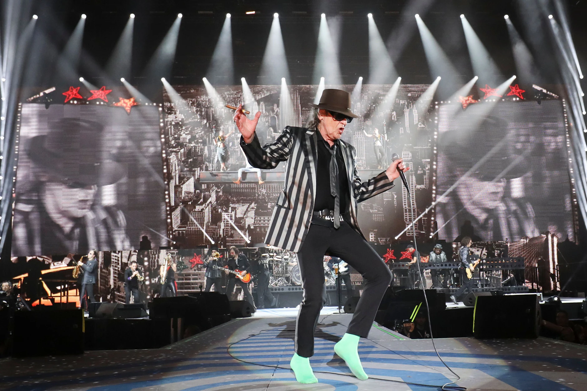 Udo Lindenberg bei einem Konzert mit seinem Panikorchester in Kiel.