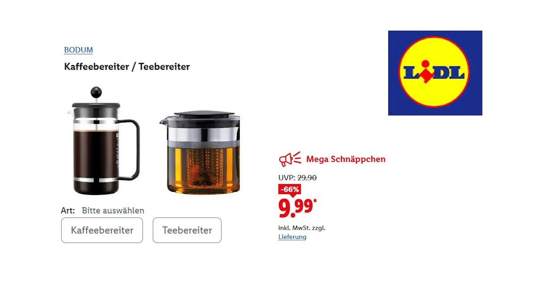 BODUM Kaffeebereiter