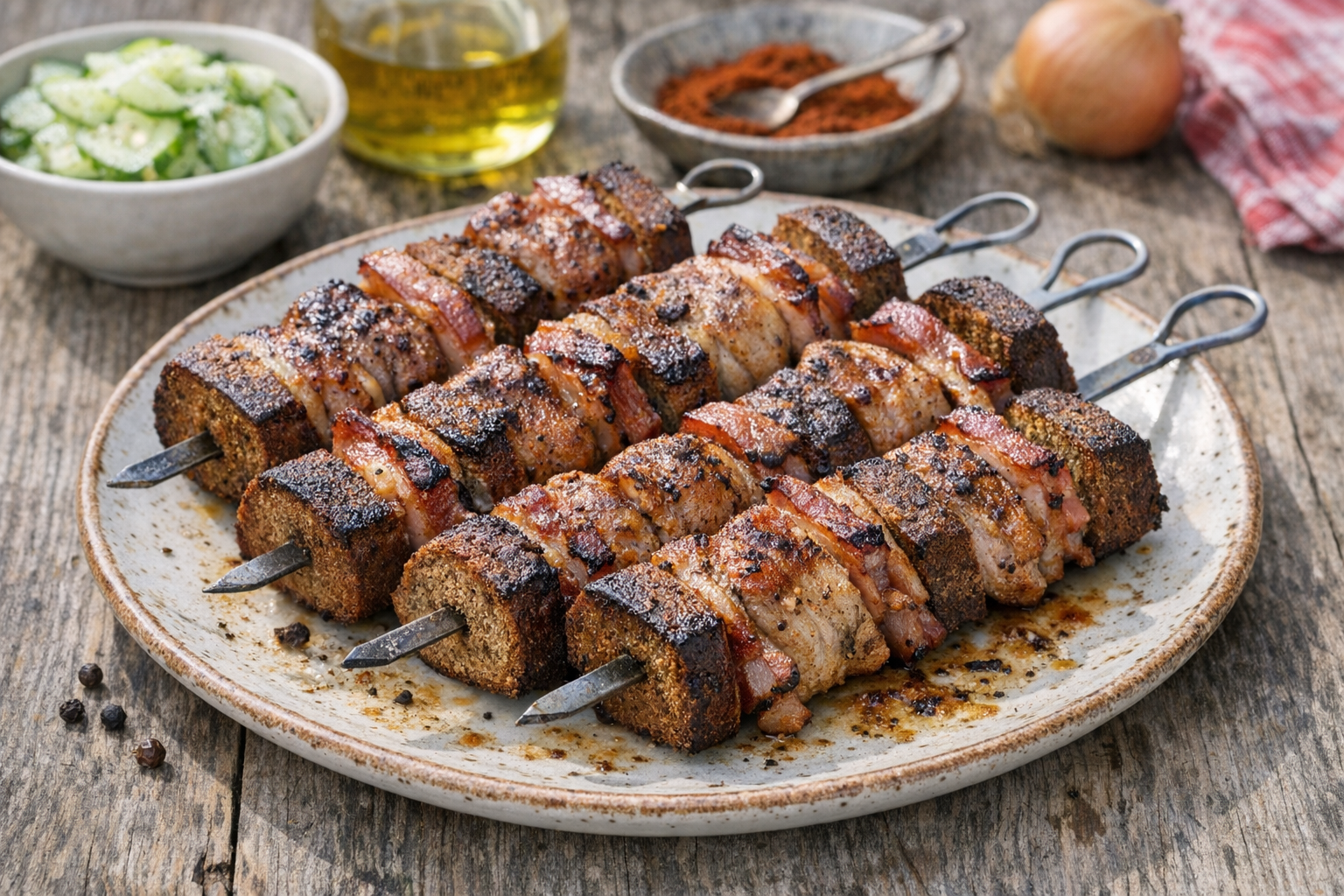 Grillspieße á la DDR: So machen Sie Schaschlyk und Räuberfleisch
