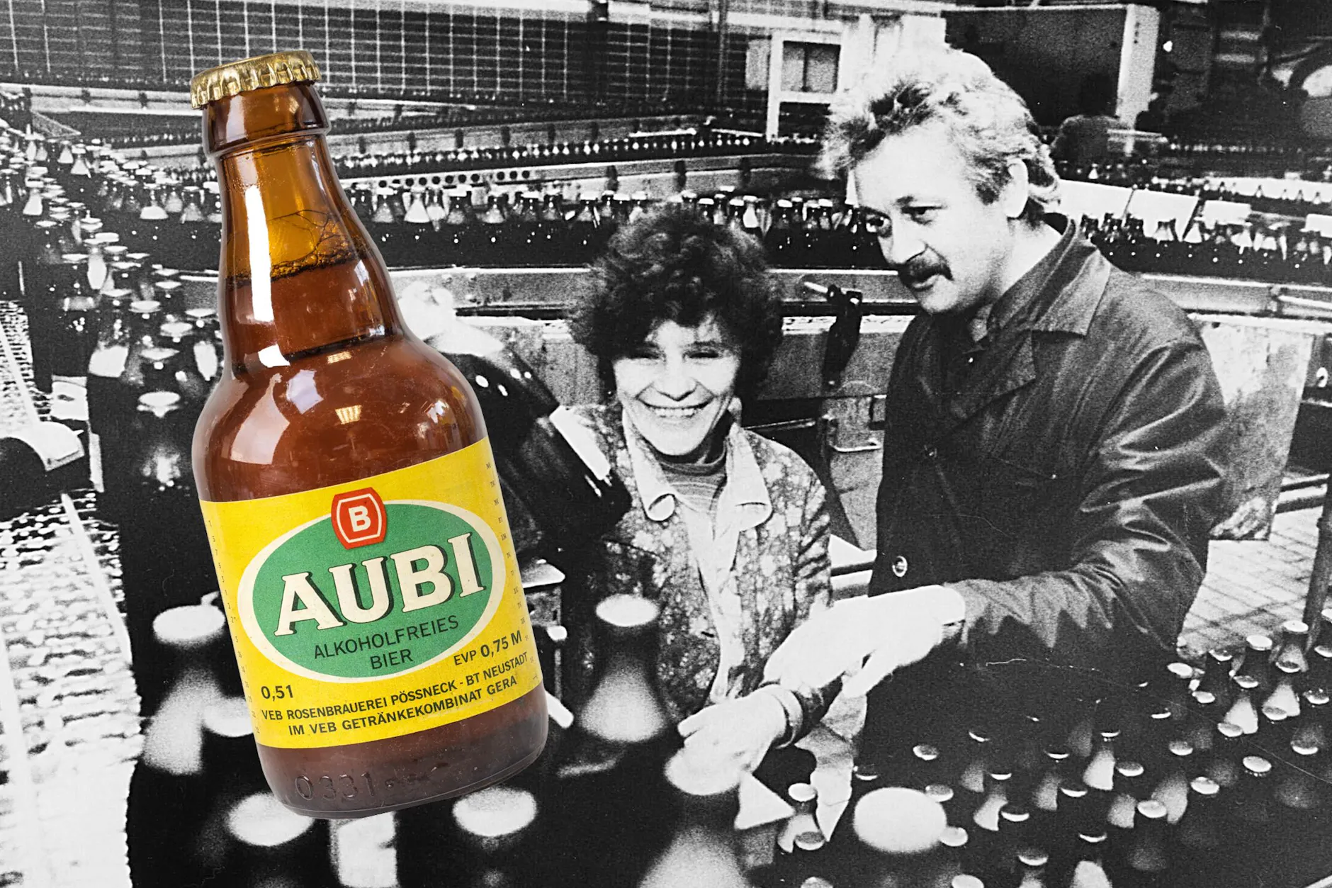 In der DDR wurde reichlich Bier getrunken. Gebraut wurde es in mehreren Brauereien im gesamten Osten. Hier entstand auch AUBI, das erste alkoholfreie Bier für Autofahrer.