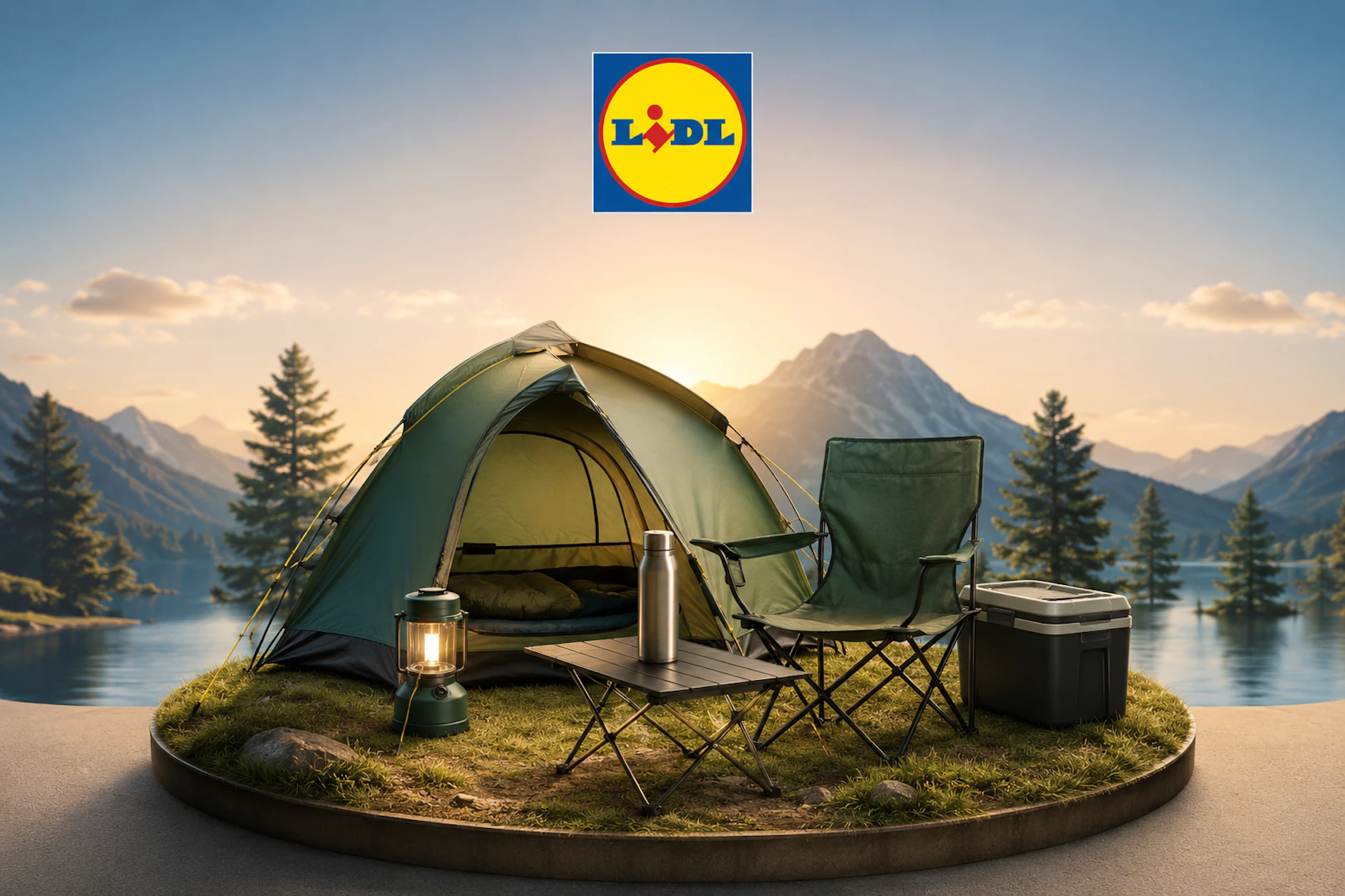 Camping, Bettwaren und XL- Mode bei Lidl