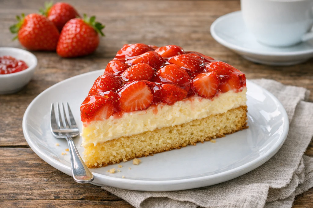 Klassischer Erdbeerkuchen mit Pudding: Das beste Rezept für den süßen Genuss