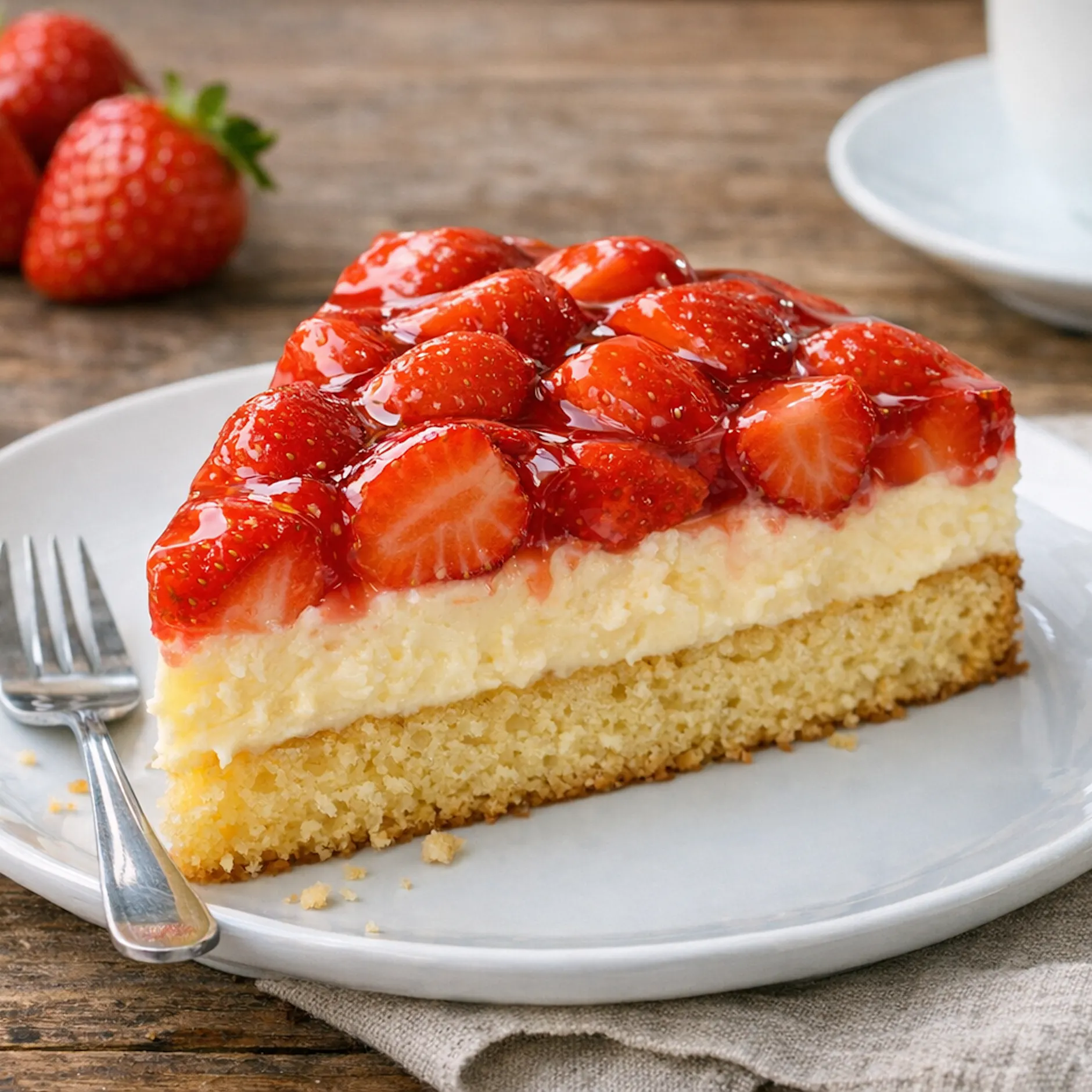 Klassischer Erdbeerkuchen mit Pudding: Das beste Rezept für den Genuss