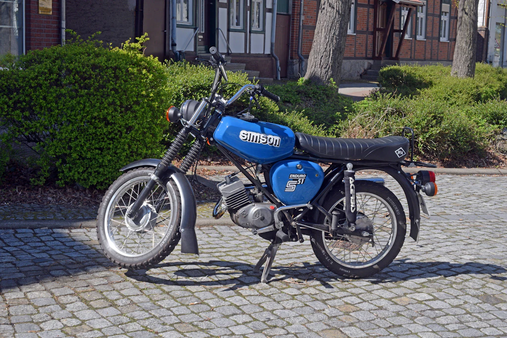 Ein Bild, das man riechen kann: Eine Simson.