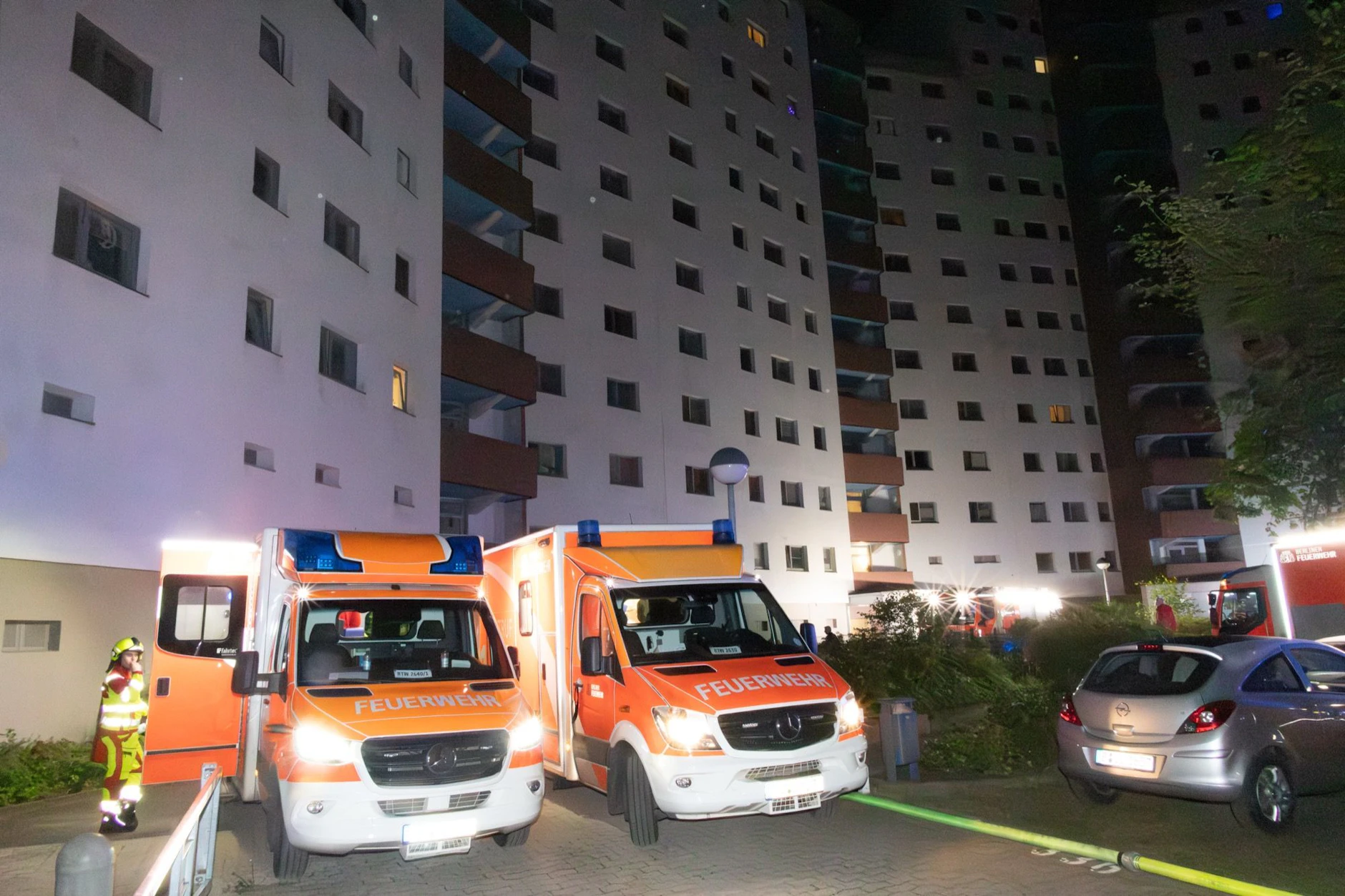 58 Einsatzkräfte waren insgesamt vor Ort.