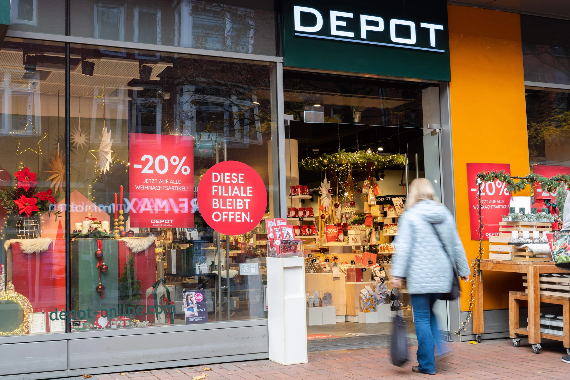 Die Insolvenzwelle rollt in Deutschland weiter: Nun hat auch die Deko-Kette Depot Insolvenz beantragt.