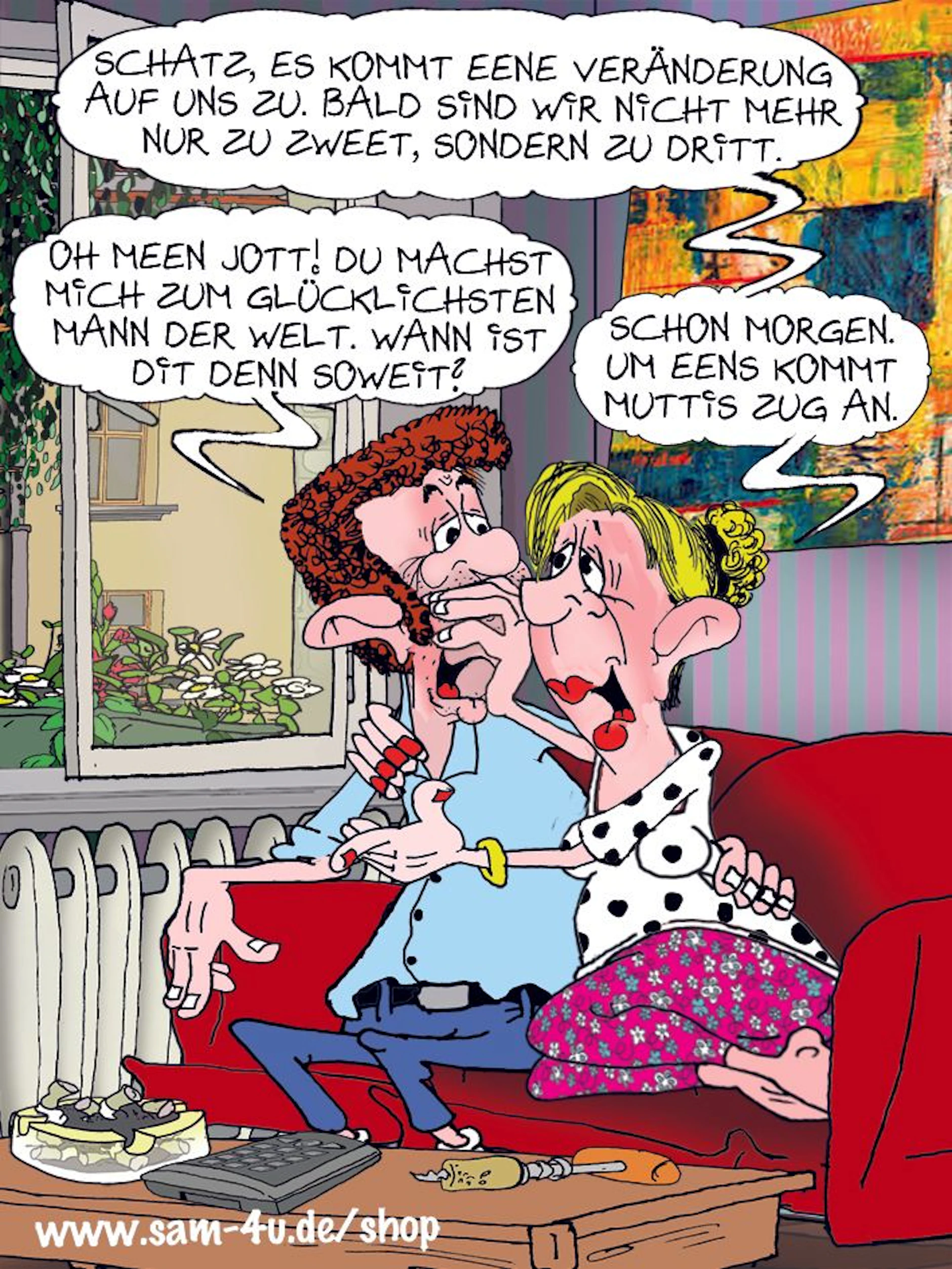 Der Cartoon des Tages gehört jeden Tag in unsere Rubrik Witz des Tages - er kommt von unserem Zeichner Sam Paff aus Berlin.