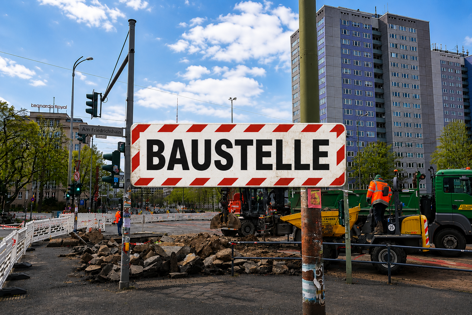 Neue Baustellen in Berlin: Ab Montag sind auch noch diese Straßen dicht