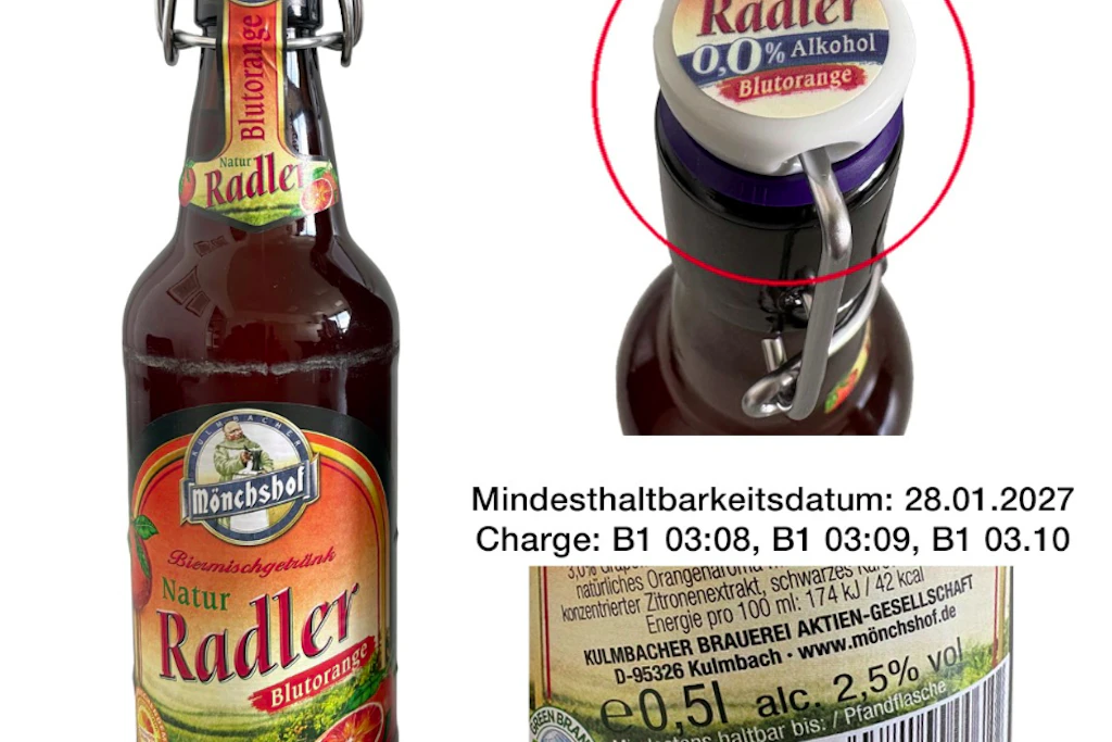 Mit diesem Screenshot warnt die Kulmbacher Brauerei ihre Kunden. 