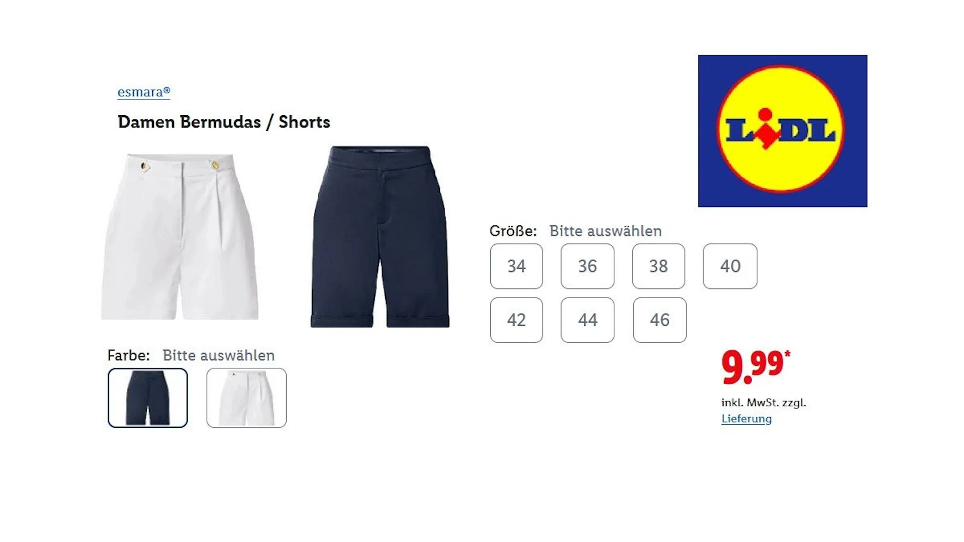 Esmara Damen Bermudas